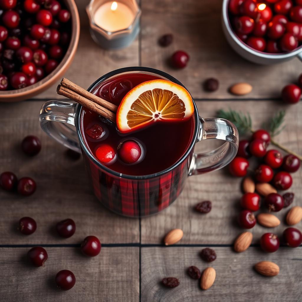 Lingonglögg med punsch & vanilj